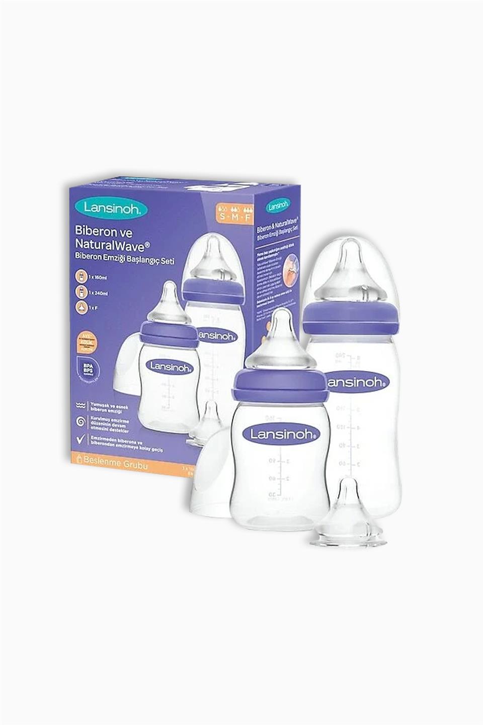 Lansinoh Hoş Geldin Bebek Biberon Başlangıç Seti