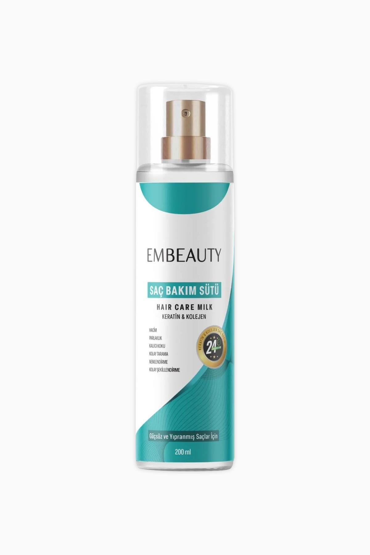 Embeauty Besleyici Keratin Kolajen Saç Bakım Sütü 200 ml