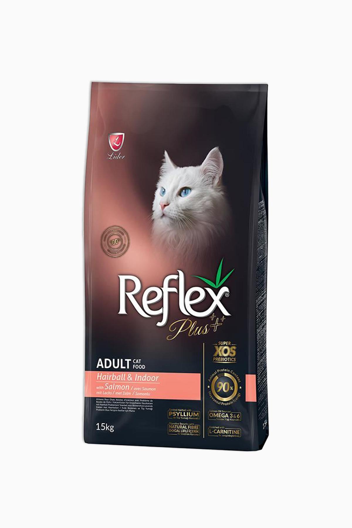 Reflex Plus Somonlu Hairball Yetişkin Kedi Maması 15 kg