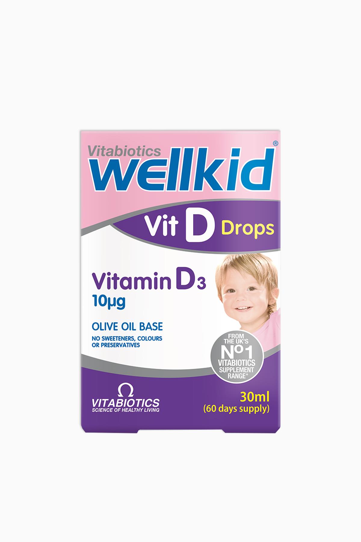 Wellkid Vit D Drops Vitamin D3 30 Ml ( Yakın Miatlı )