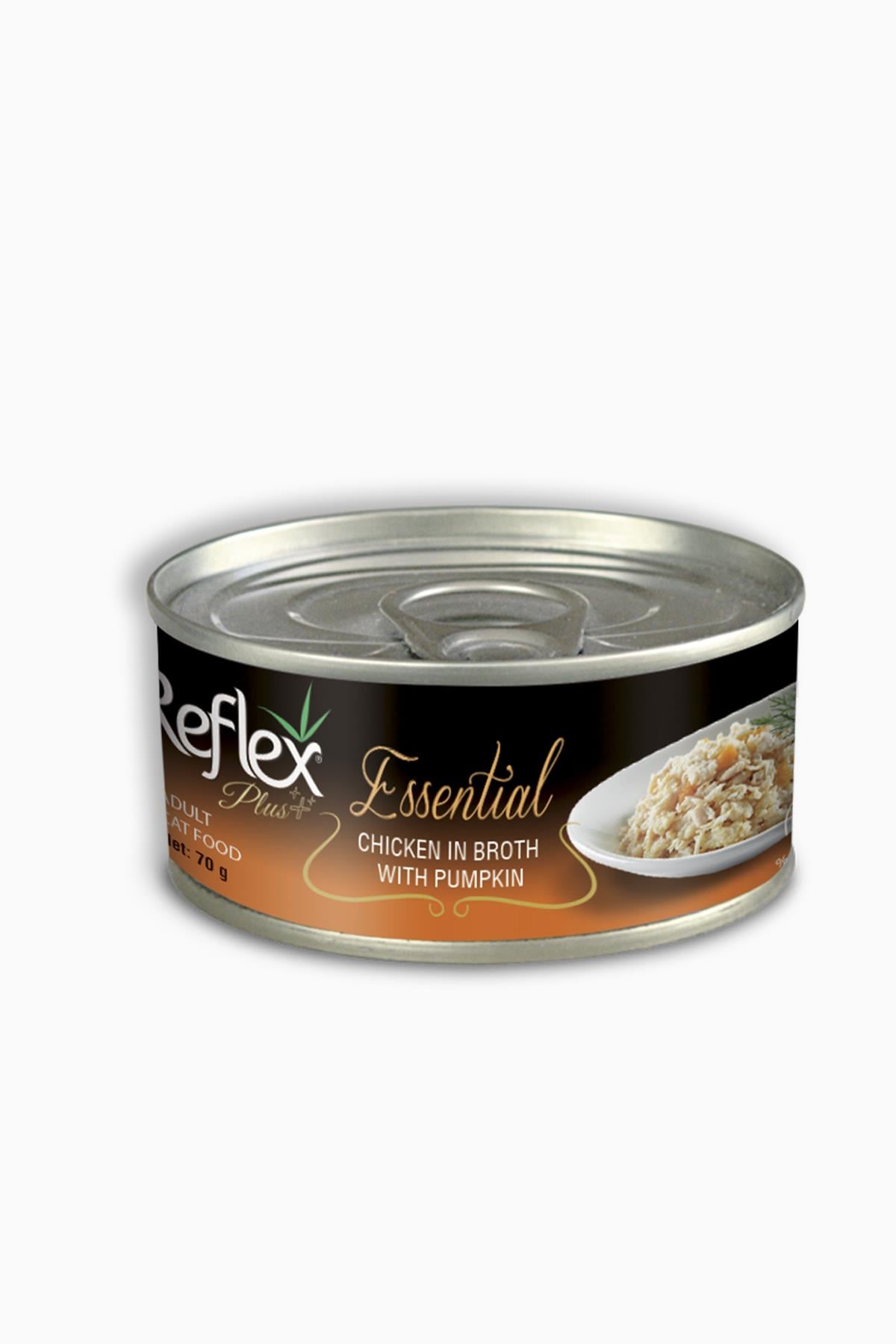 Reflex Plus Tavuk ve Balkabaklı Kedi Konservesi 70gr
