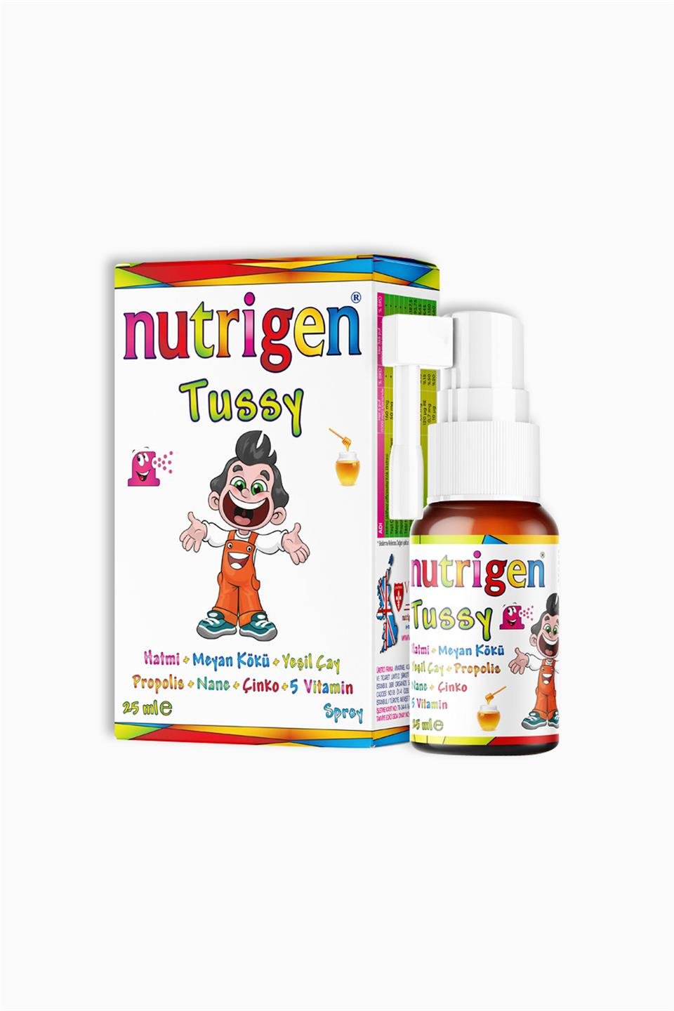 Nutrigen Tussy Boğaz Spreyi 25 Ml