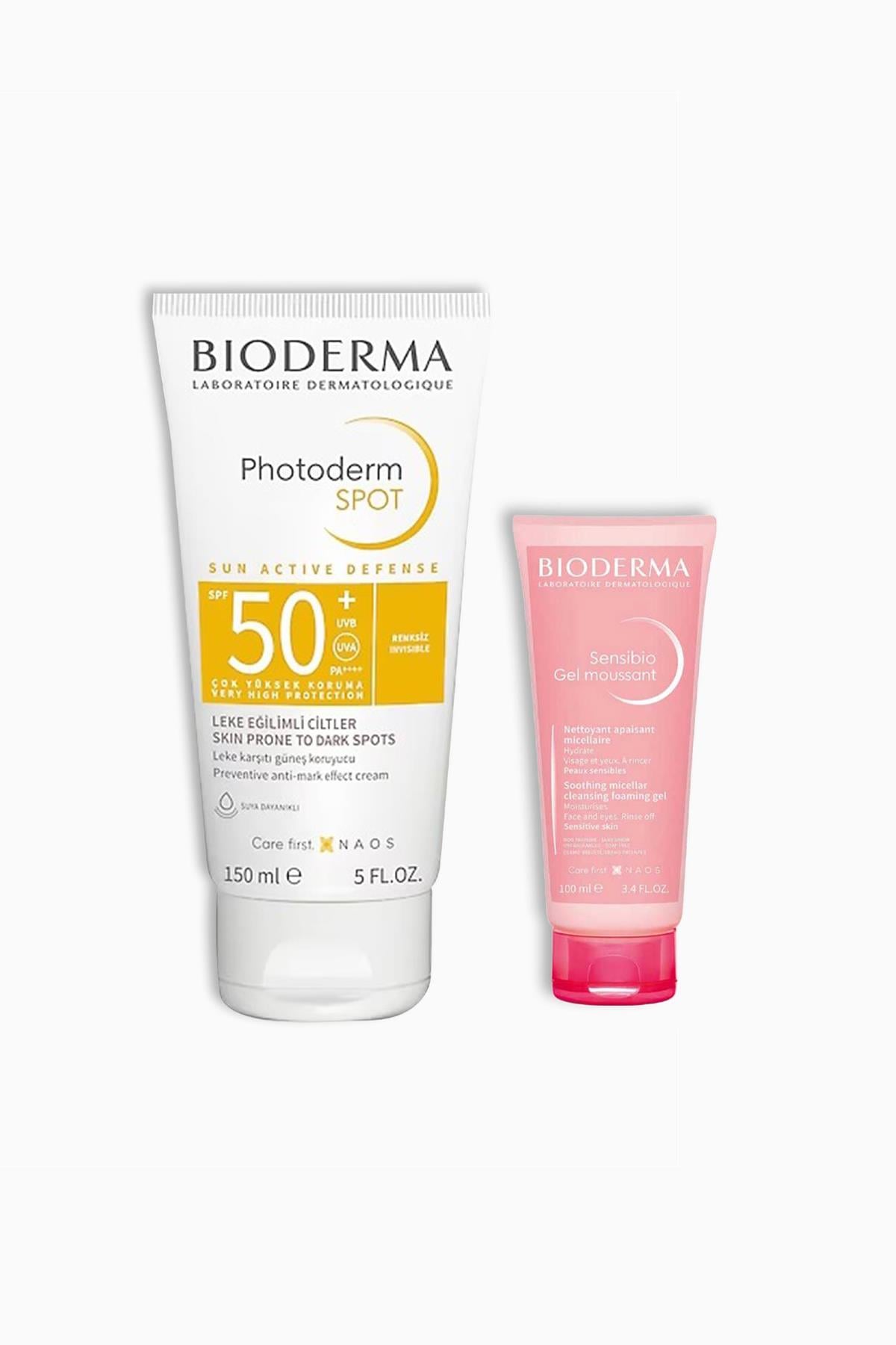 Bioderma Photoderm Spot SPF5+0 150 ml + Sensıbio Foaming Gel 45 ml - Kofre