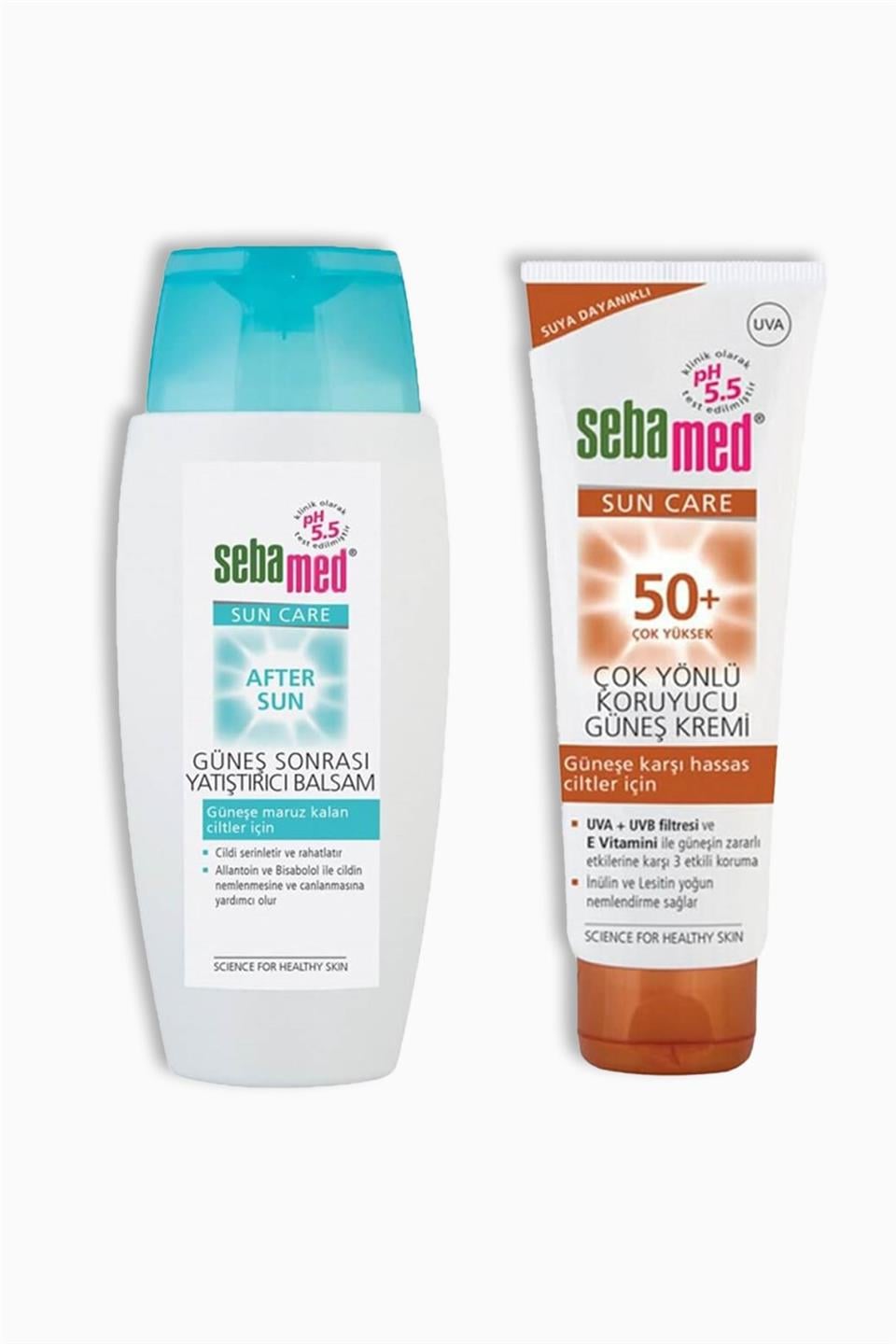 Sebamed Sun Care Çok Yönlü Koruyucu Güneş Kremi Spf50 75 Ml + Sun Care After Sun Balsam 100 Ml