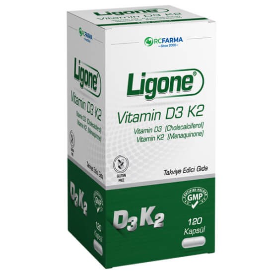 Ligone Vitamin D3 K2 120 Kapsül