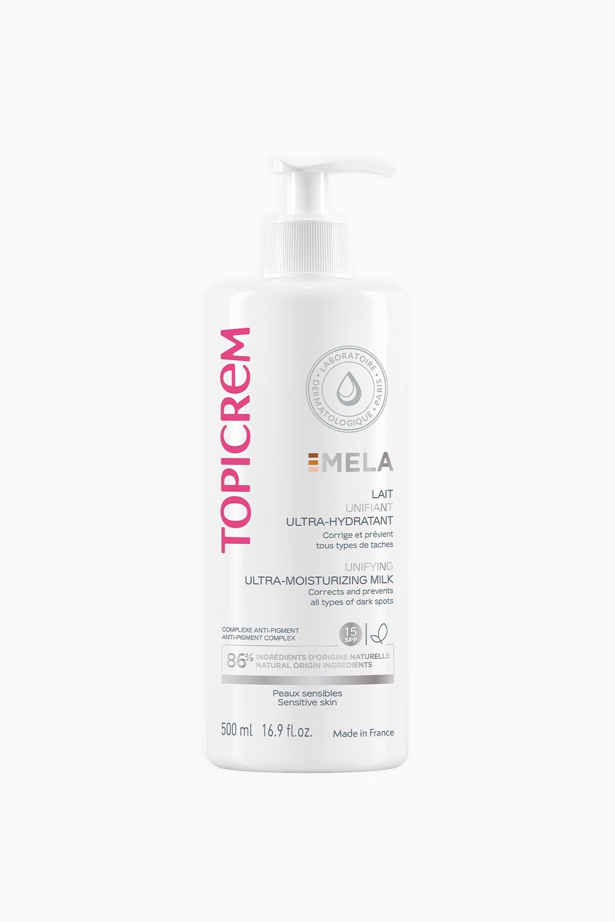 Topicrem Mela Lightening Ultra Moist Milk 500 Ml