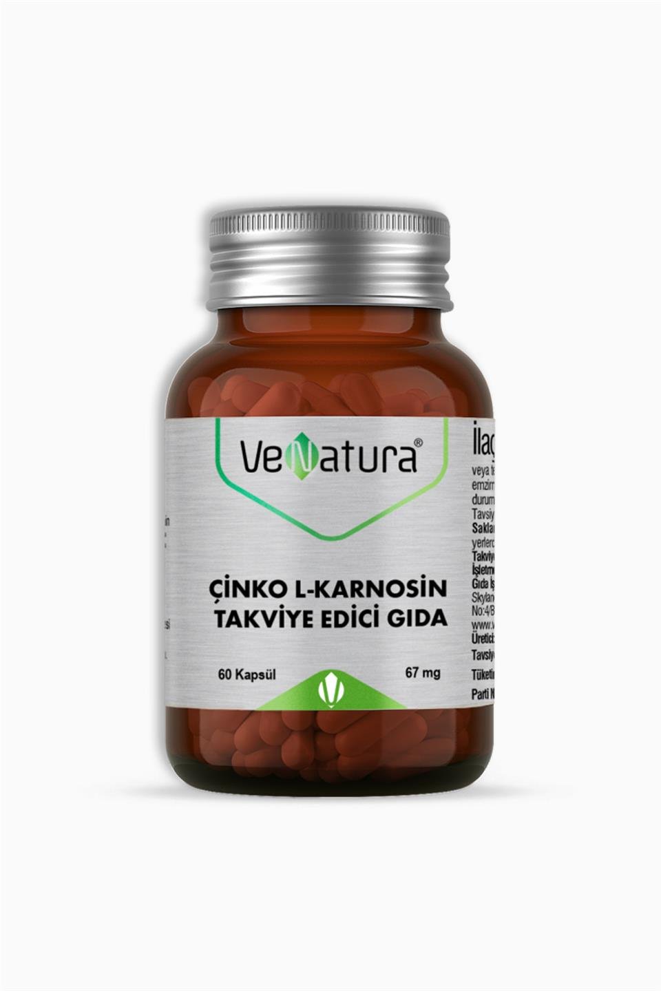 Venatura Çinko L-Karnosin 30 Kapsül