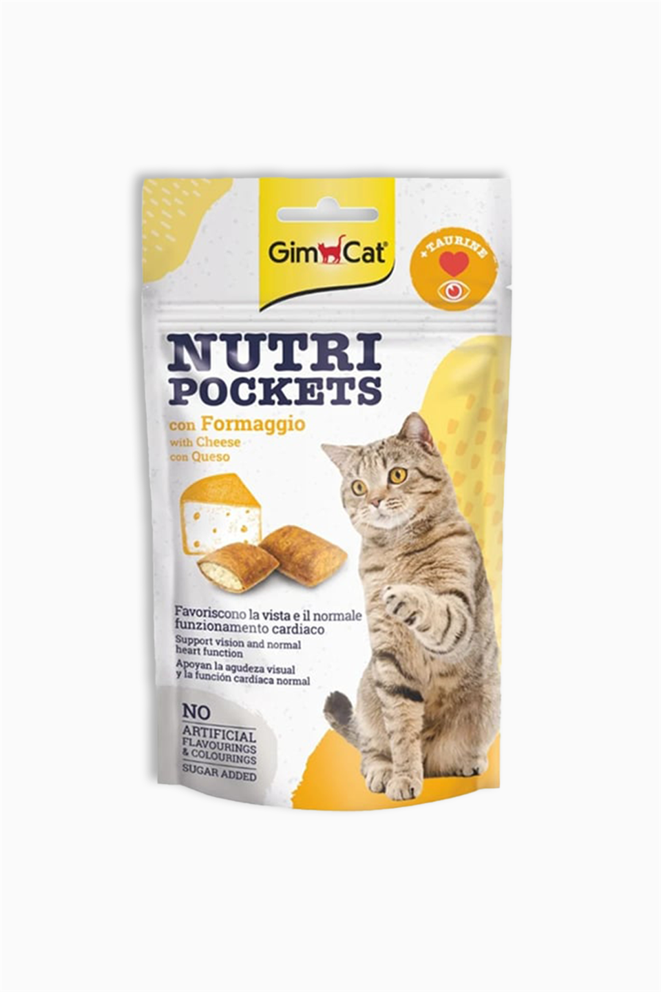 Gimcat Nutripockets Peynirli Ve Taurinli Kedi Ödülü 60 Gr | Keypet | Gimcat Nutripockets Peynirli Ve Taurinli Kedi Ödülü 60 Gr