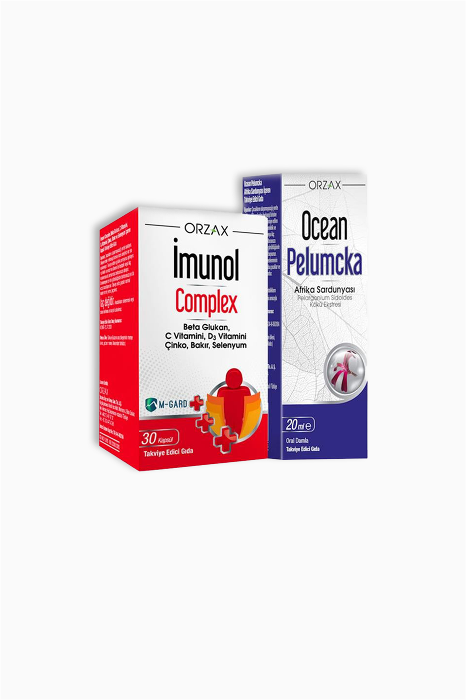 Imunol Complex 30 Kapsül + Pelumcka Damla 20 ml | Orzax | İmunol Complex 30 Kapsül + Pelumcka Damla 20 ml