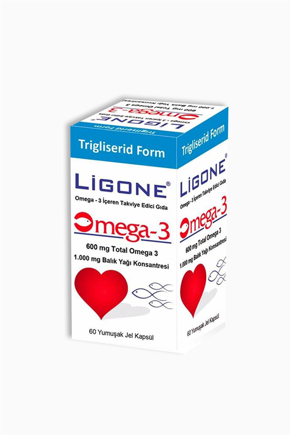 Ligone Omega-3 60 Yumuşak Kapsül | RC FARMA | Ligone Omega-3 60 Yumuşak Kapsül