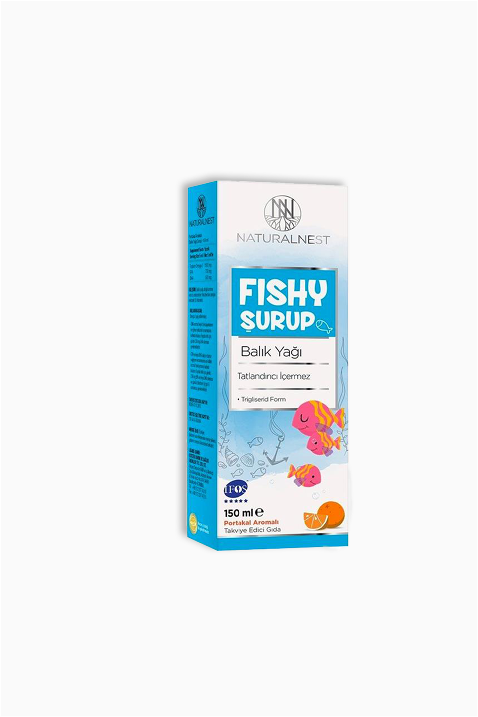 Natural Nest Fishy Balık Yağı Şurubu 150 ml | Natural Nest | Natural Nest Fishy Balık Yağı Şurubu 150 ml