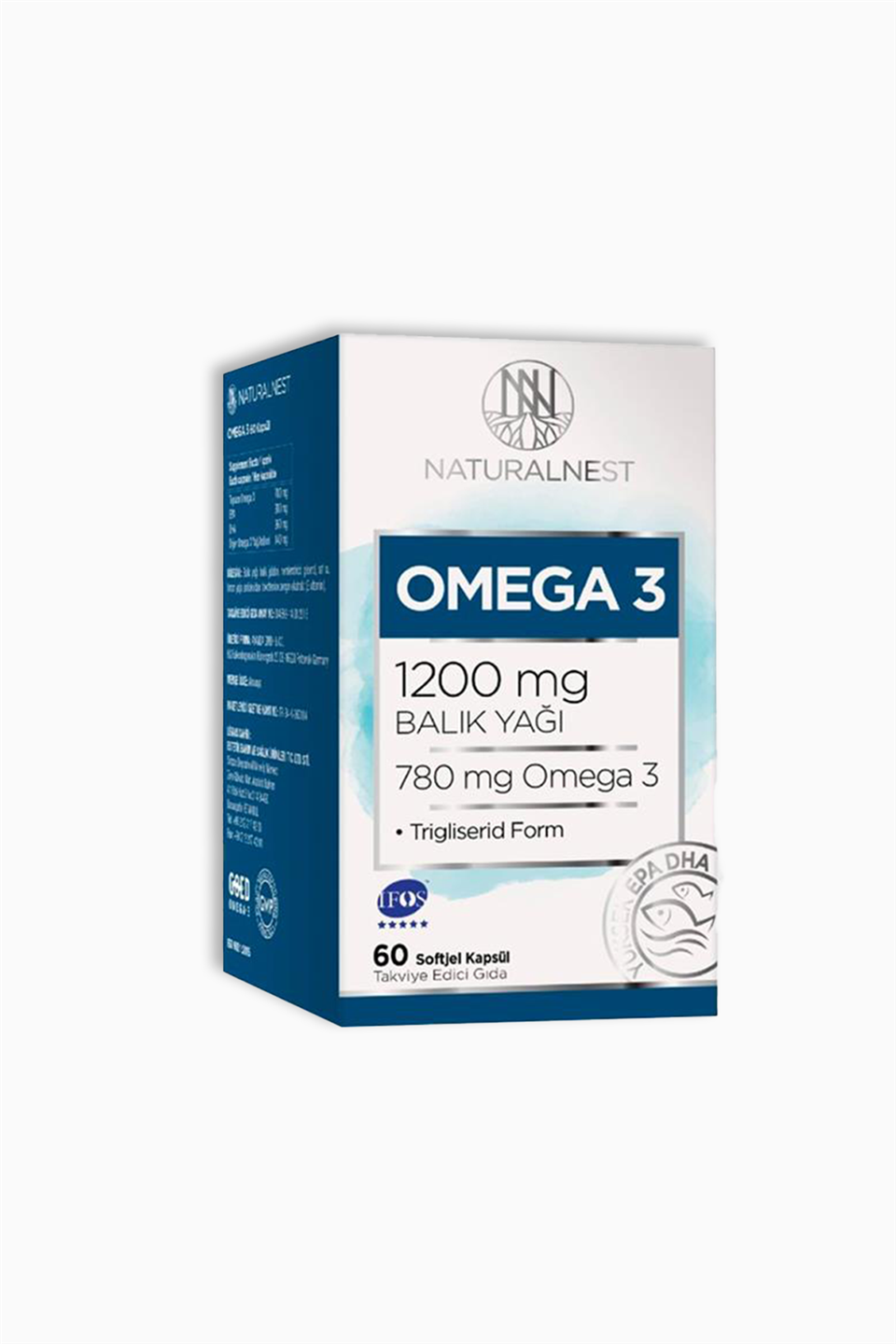 Natural Nest Omega 3 60 Kapsül | Natural Nest | Natural Nest Omega 3 60 Kapsül