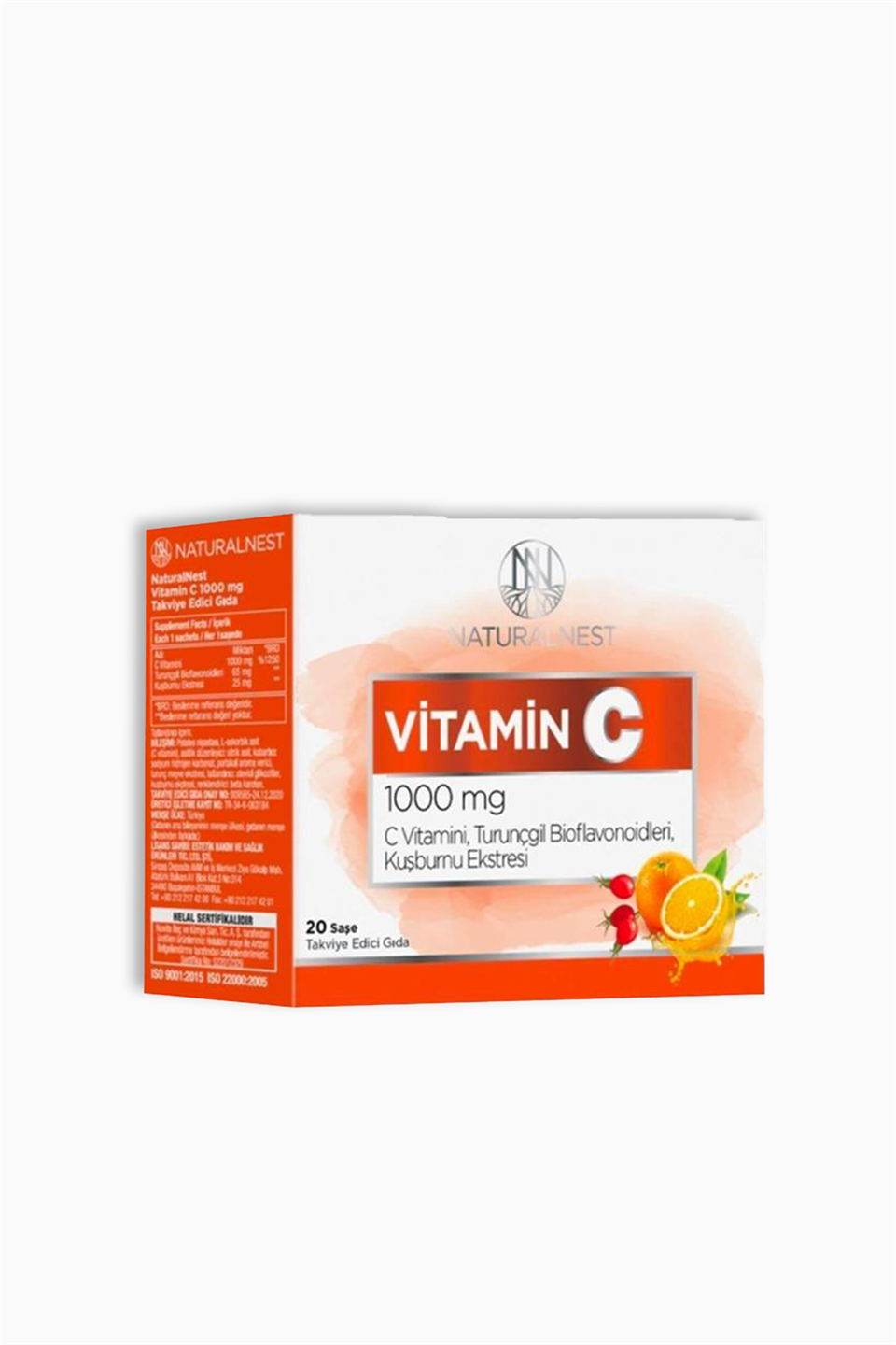 Natural Nest Vitamin C 1000 mg 20 Şase | Natural Nest | Natural Nest Vitamin C 1000 mg 20 Şase