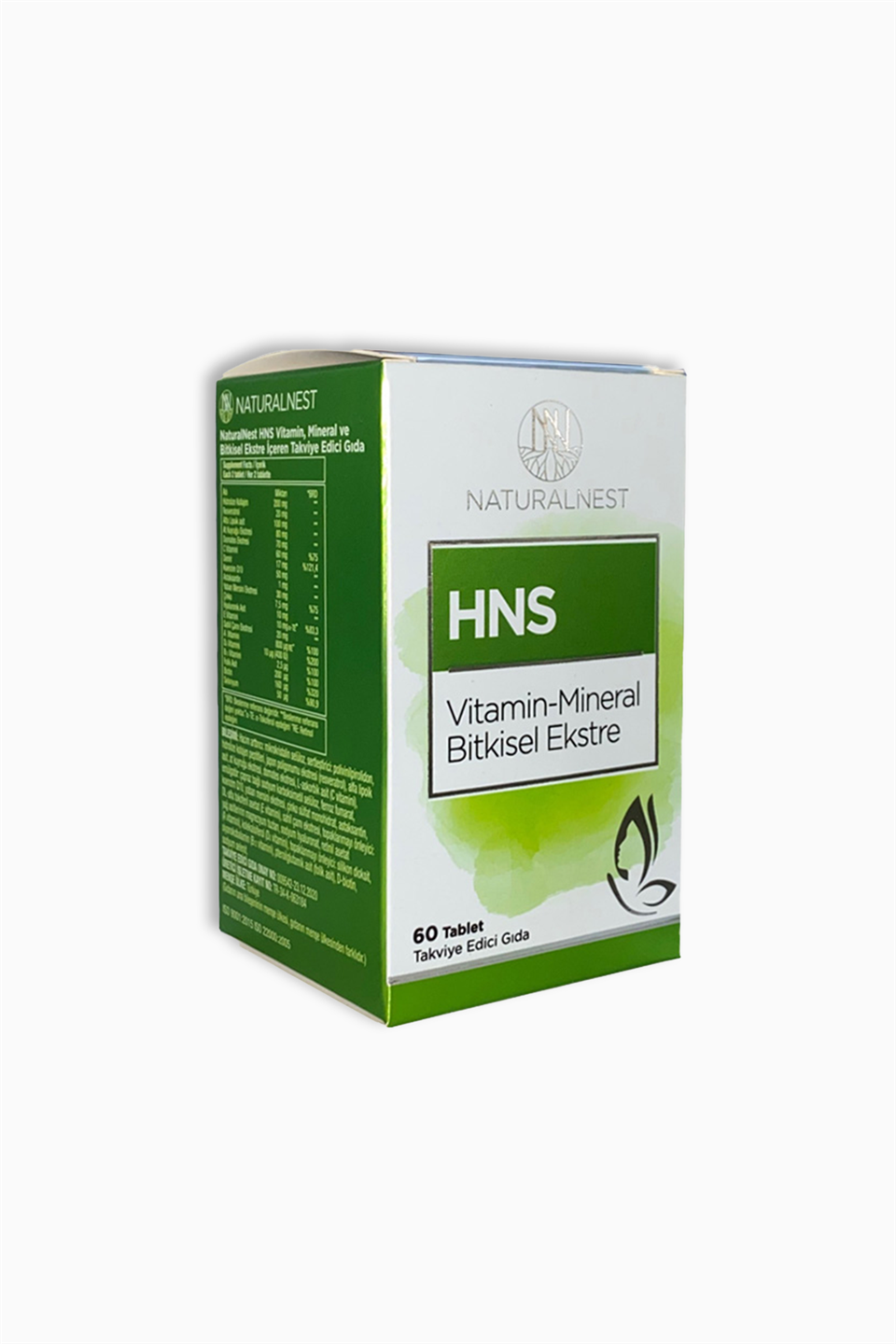 Naturalnest HNS Vitamin Mineral Bitkisel Ekstre 60 Tablet | Natural Nest | Naturalnest HNS Vitamin Mineral Bitkisel Ekstre 60 Tablet