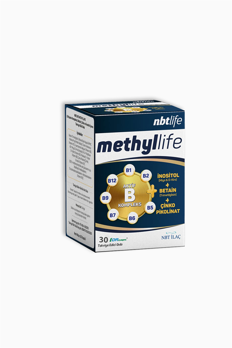 Nbt Life Methyllife 30 Kapsül | NBT | Nbt Life Methyllife 30 Kapsül