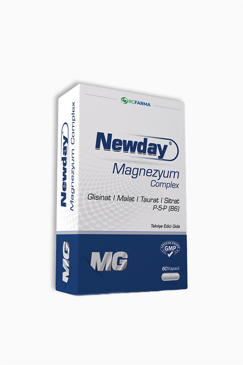 Newday Magnezyum Complex 60 Kapsül | RC FARMA | Newday Magnezyum Complex 60 Kapsül