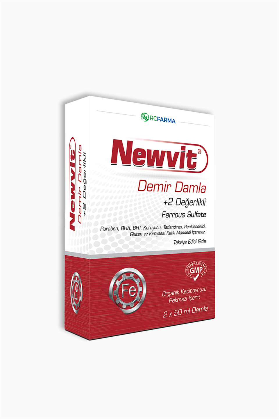 Newvit Demir Damla 2 x 50 ml | RC FARMA | Newvit Demir Damla 2 x 50 ml