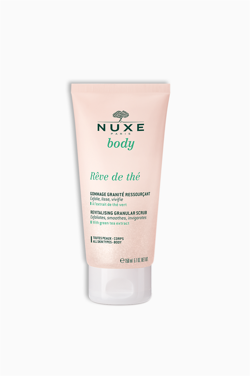 Nuxe Body Reve De The Revitalising Granular Scrub 150 ml | Nuxe | Nuxe Body Reve De The Revitalising Granular Scrub 150 ml