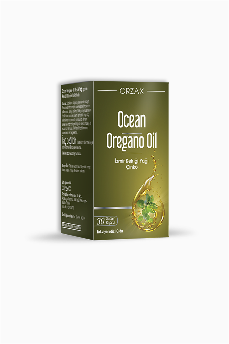 Ocean Oregano Oil 30 Kapsül | Orzax | Ocean Oregano Oil 30 Kapsül
