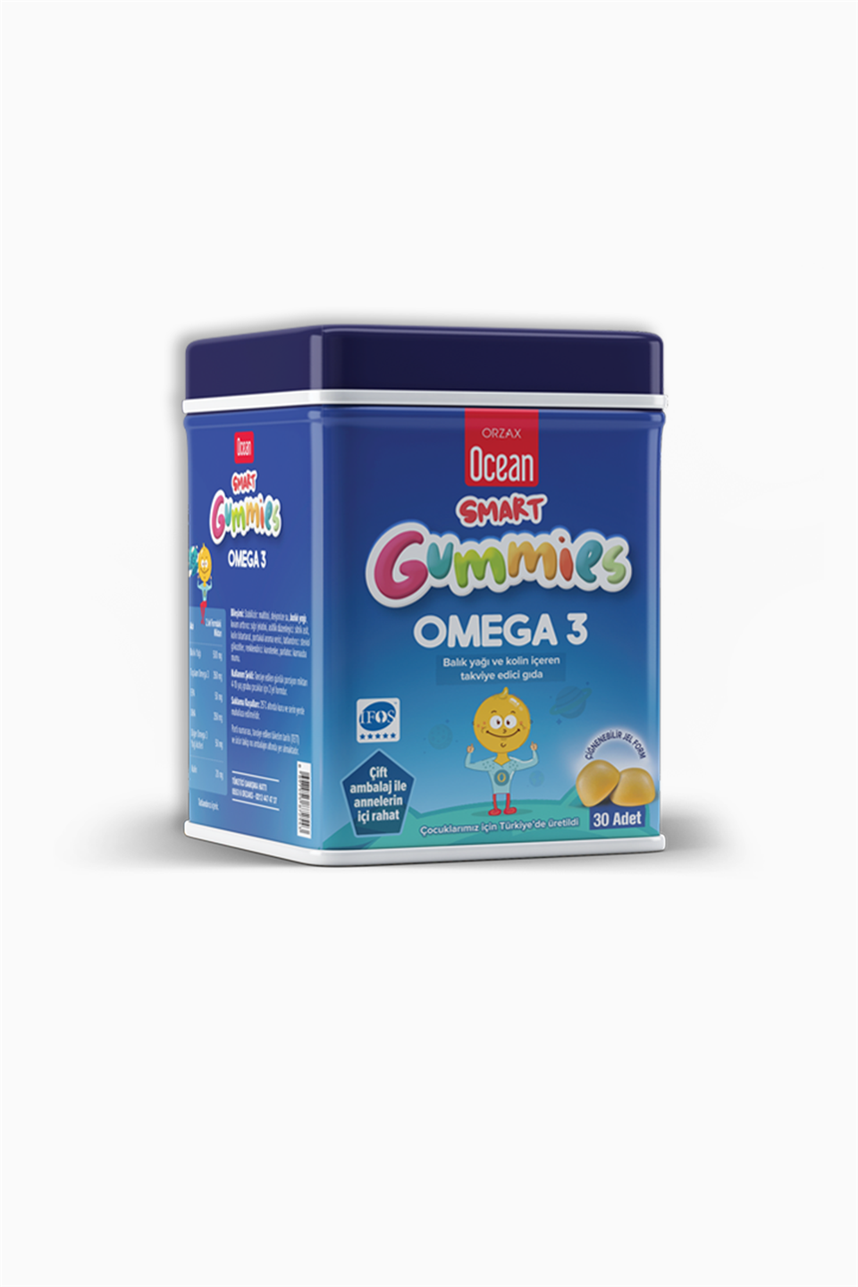 Ocean Smart Gummies Omega 3 30'lu | Orzax | Ocean Smart Gummies Omega 3 30'lu