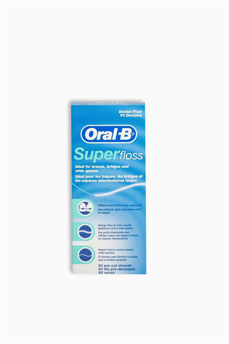 Oral-B Diş İpi Super Floss 50 Adet | Oral-B | Oral-B Diş İpi Super Floss 50 Adet