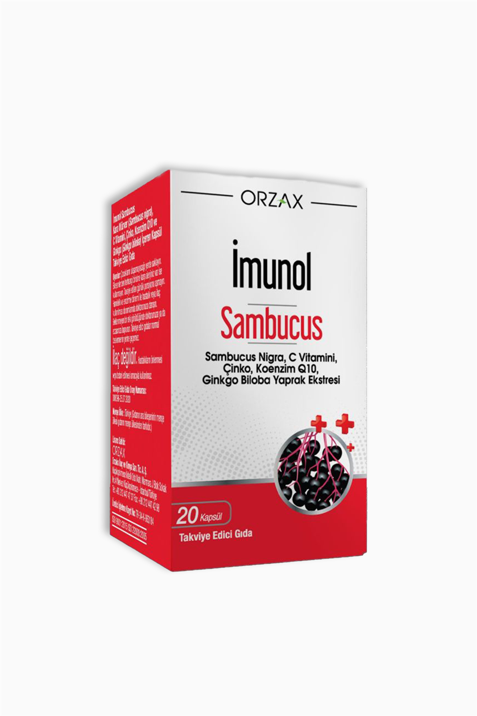 Orzax Imunol Sambucus 20 Kapsül | Orzax |  Orzax Imunol Sambucus 20 Kapsül  