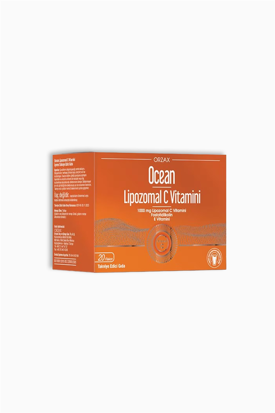 Orzax Ocean Lipozomal C Vitamini 1000 mg 20 Flakon | Orzax | Ocean Lipozomal C Vitamini 1000 mg 20 Flakon