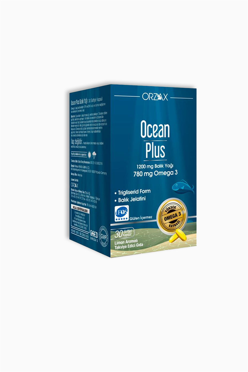 Orzax Ocean Plus 1200 mg 30 Kapsül | Orzax | Orzax Ocean Plus 1200 mg 30 Kapsül