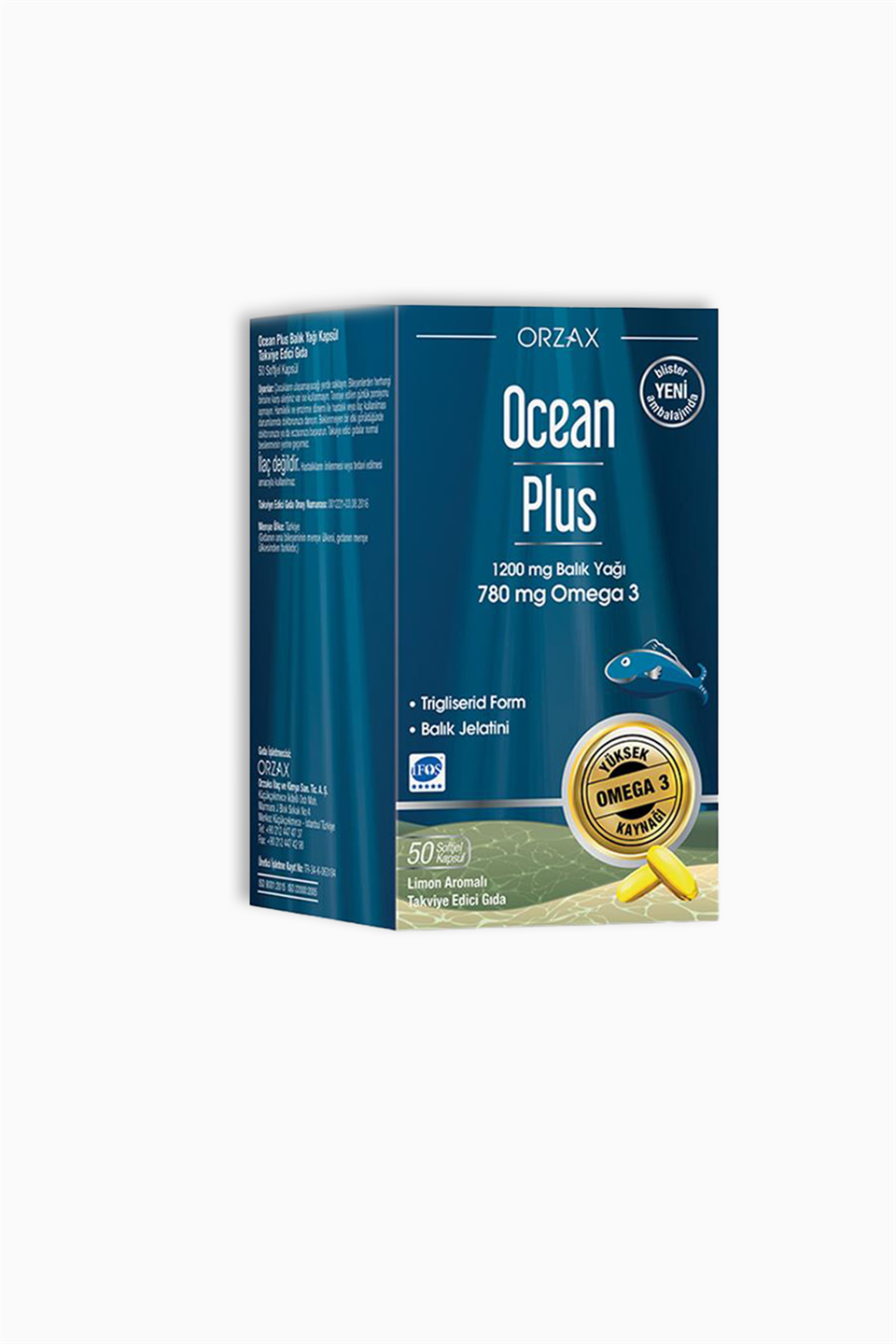 Orzax Ocean Plus 1200 mg 50 Kapsül | Orzax | Orzax Ocean Plus 1200 mg 50 Kapsül