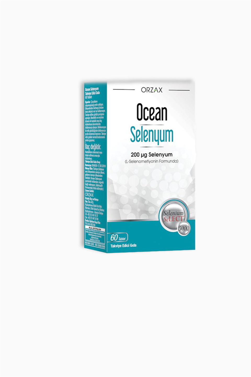 Orzax Ocean Selenyum 200 mcg 60 Tablet | Orzax | Orzax Ocean Selenyum 200 mcg 60 Tablet