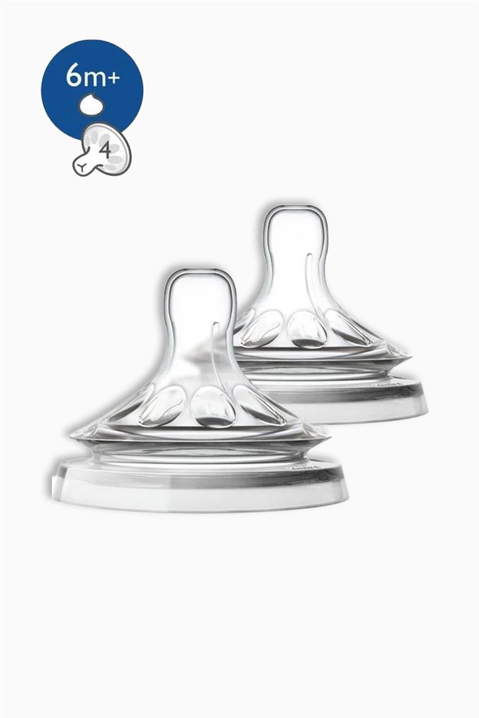Philips Avent SCF046/27 Natural Biberon Emziği Y Kesik 6 Ay+ 2'li | Philips Avent | Philips Avent SCF046/27 Natural Biberon Emziği Y Kesik 6 Ay+ 2'li