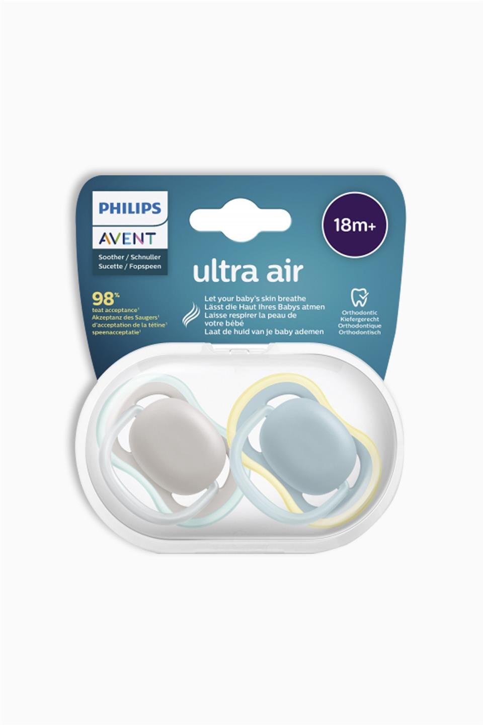 Philips Avent Ultra Air Soother Emzik 18+Ay SCF349/01 | Philips Avent | Philips Avent Ultra Air Soother Emzik 18+Ay SCF349/01