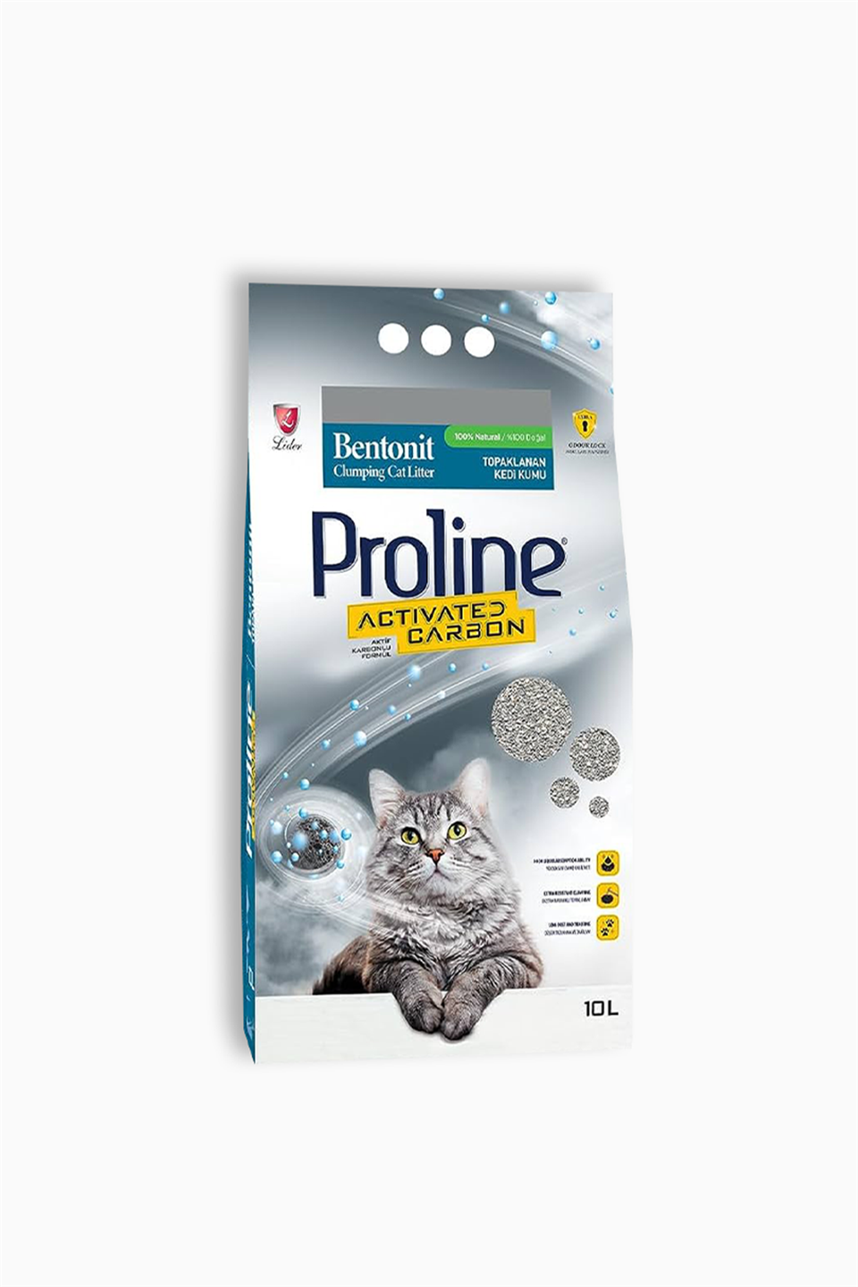 Proline Aktif Karbonlu Kedi Kumu 10 Litre | Proline | Proline Aktif Karbonlu Kedi Kumu 10 Litre
