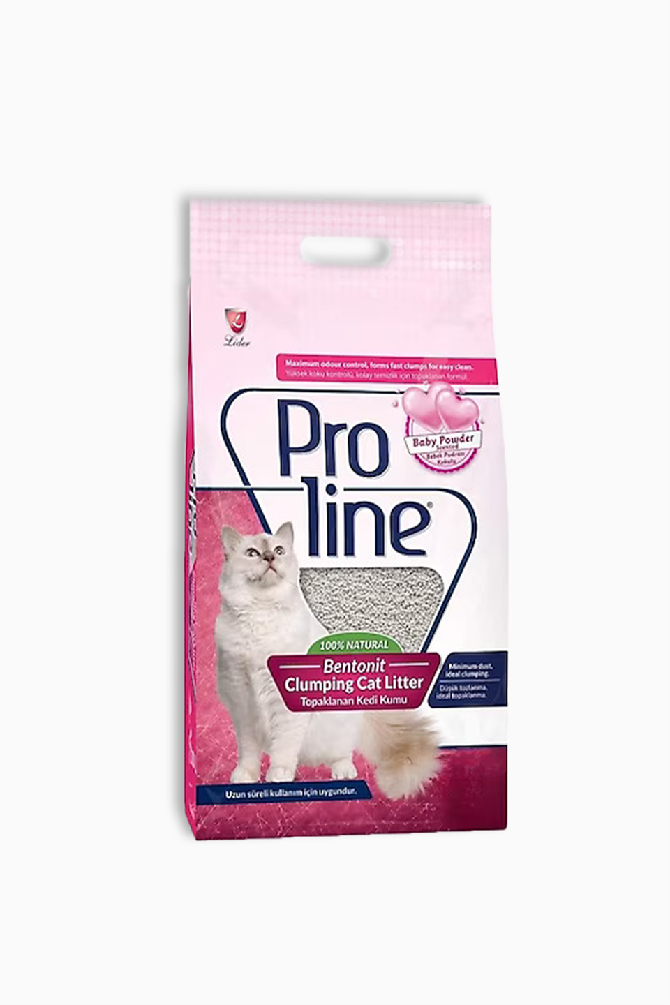 Proline Bentonit Baby Powder Kedi Kumu 20 Lt | Reflex | Proline Bentonit Baby Powder Kedi Kumu 20 Lt