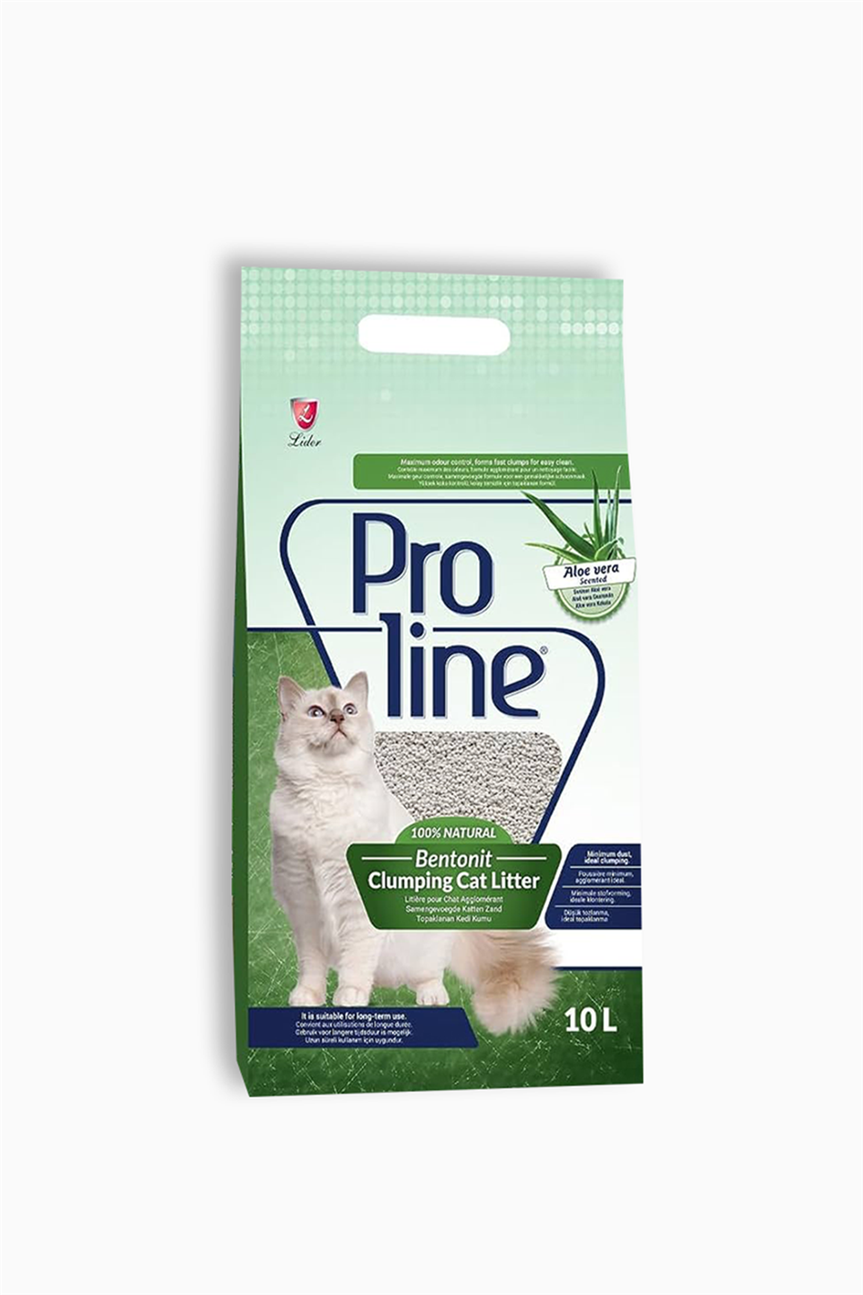 Proline Bentonit Kedi Kumu 10 Litre (Aloe Vera Kokulu) | Proline | Proline Bentonit Kedi Kumu 10 Litre (Aloe Vera Kokulu)