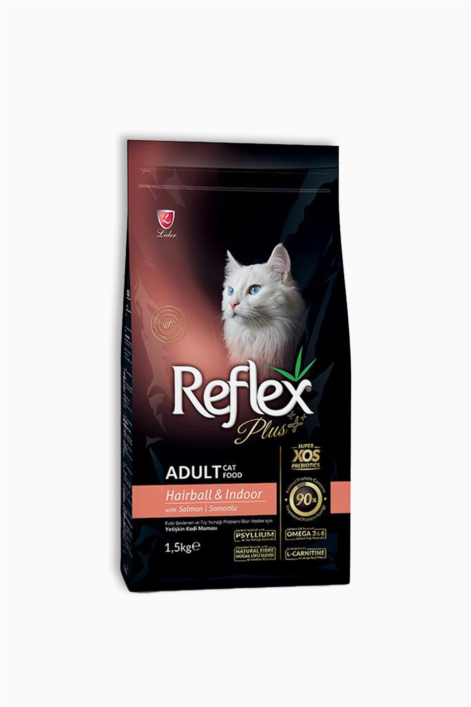 Reflex Plus Yetşikin Hairball & Somonlu Kedi Maması 1,5 Kg | Reflex | Reflex Plus Yetşikin Hairball & Somonlu Kedi Maması 1,5 Kg
