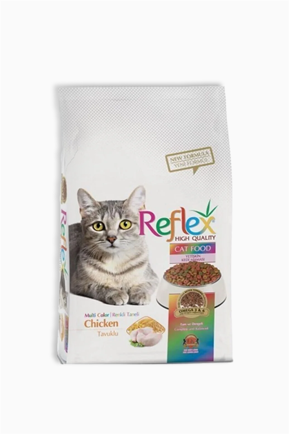 Reflex Renkli Taneli Yetişkin Kedi Maması 3 Kg | Reflex | Reflex Renkli Taneli Yetişkin Kedi Maması 3 Kg