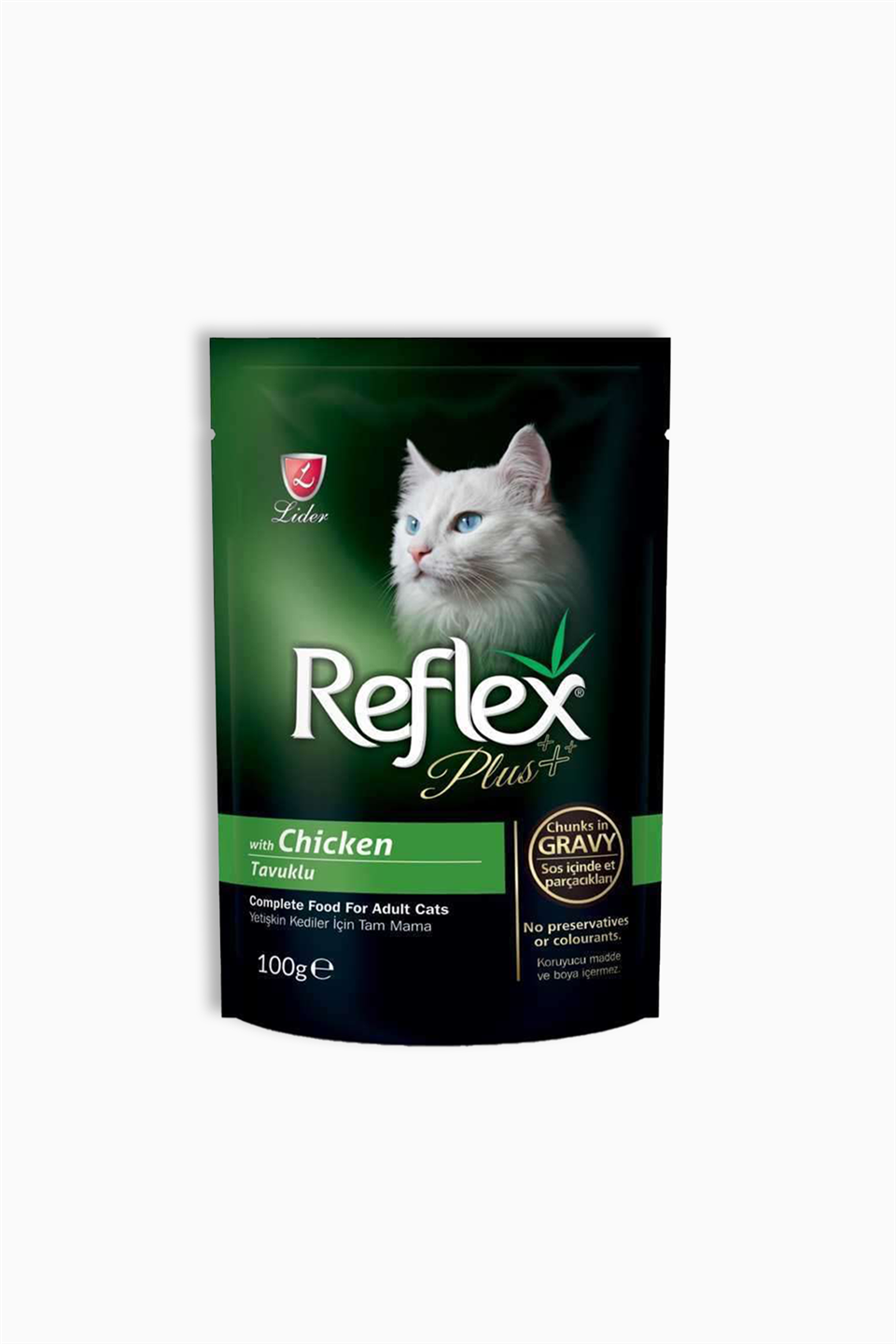 Reflex Tavuk Etli & Soslu Pouch Jelly Kedi Konserve 100 Gr | Reflex | Reflex Tavuk Etli & Soslu Pouch Jelly Kedi Konserve 100 Gr