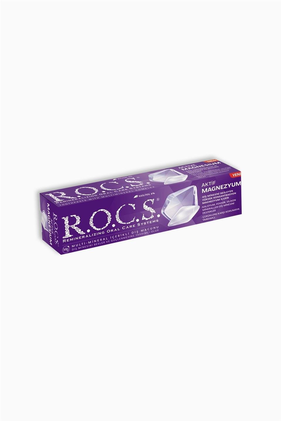 Rocs Aktif Magnezyum Diş Macunu 75 Ml | Rocs | Rocs Aktif Magnezyum Diş Macunu 75 Ml