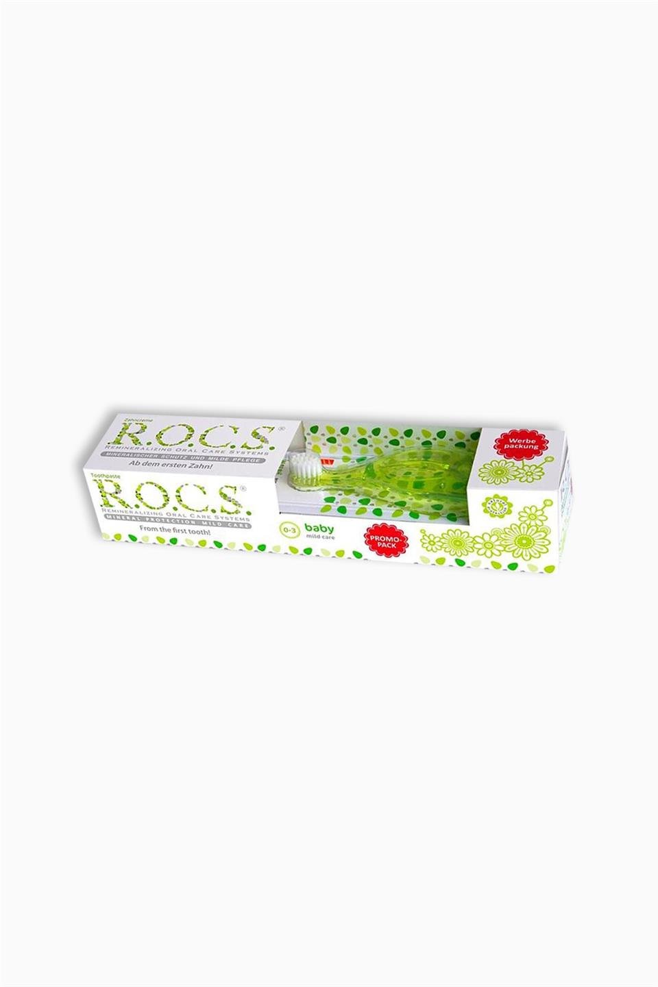 Rocs Baby 0-3 Yaş Bebek Diş Fırçası - Yeşil | Rocs | Rocs Baby 0-3 Yaş Bebek Diş Fırçası - Yeşil