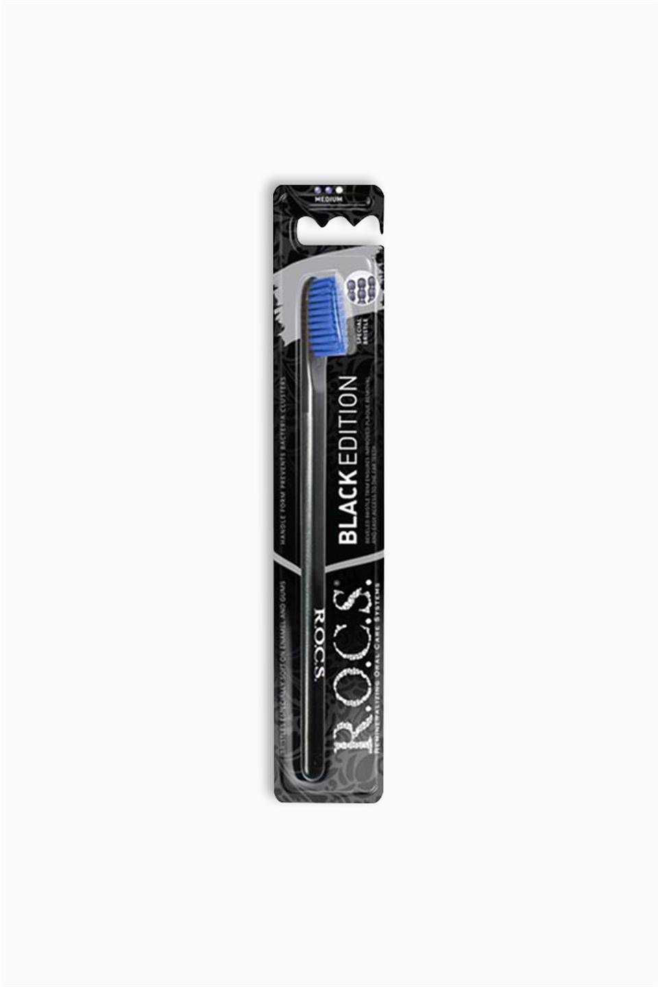Rocs Diş Fırçası Black Edition-Mavi | Rocs | Rocs Diş Fırçası Black Edition-Mavi