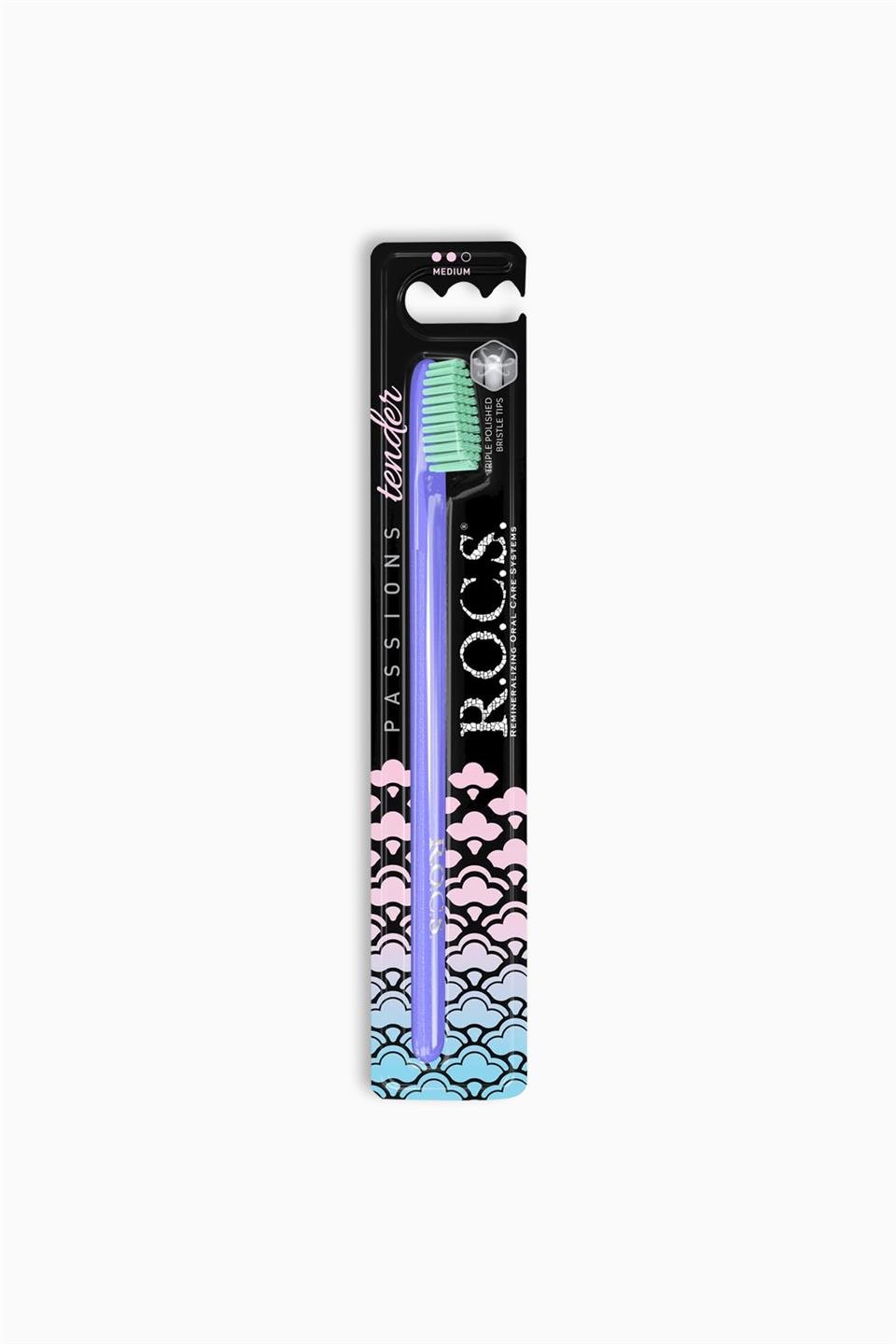 Rocs Passions Calm Diş Fırçası Medium-Lacivert | Rocs | Rocs Passions Calm Diş Fırçası Medium-Lacivert