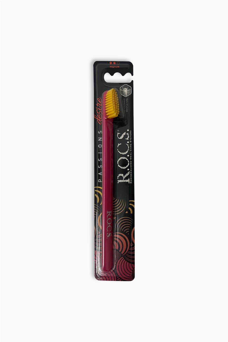 Rocs Passions Desire Diş Fırçası Medium-Pempe | Rocs | Rocs Passions Desire Diş Fırçası Medium-Pempe
