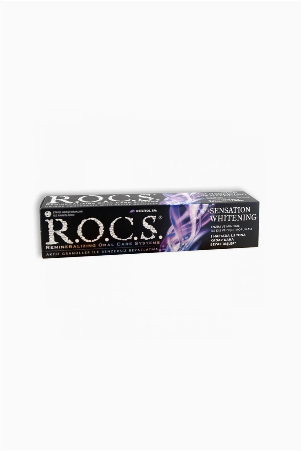 Rocs Sensation Whitening Beyazlatıcı Parlatıcı Diş Macunu 60 ml | Rocs | Rocs Sensation Whitening Beyazlatıcı Parlatıcı Diş Macunu 60 ml