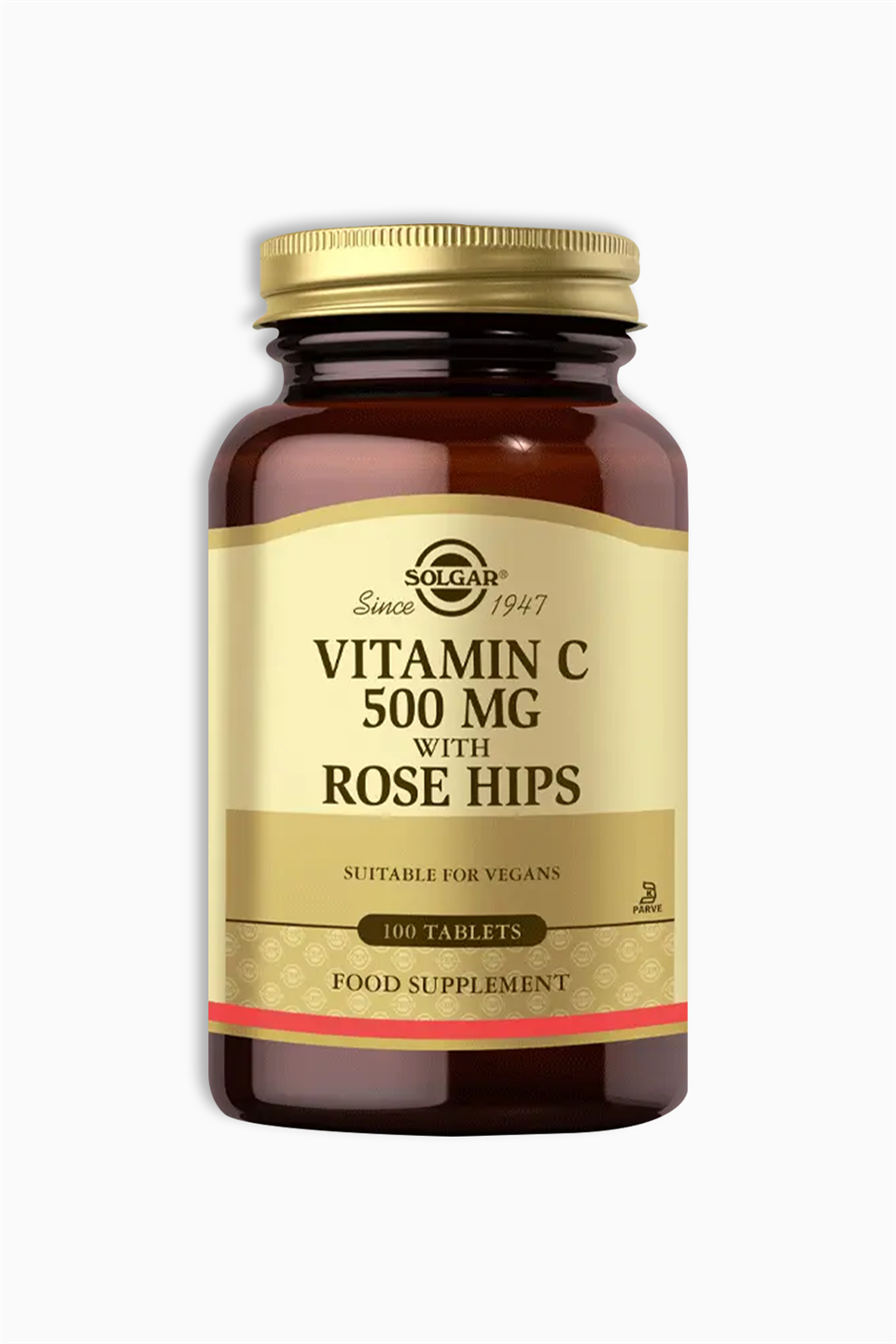 Solgar Vitamin C with Rose Hips 500 mg 100 Tablet | Solgar | Solgar Vitamin C with Rose Hips 500 mg 100 Tablet