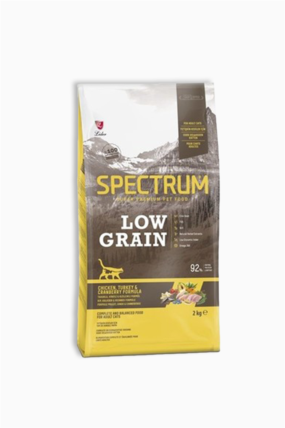Spectrum Düşük Tahıllı Tavuk&Hindi Yetişkin Kedi Mama 2 Kg | Spectrum | Spectrum Düşük Tahıllı Tavuk&Hindi Yetişkin Kedi Mama 2 Kg