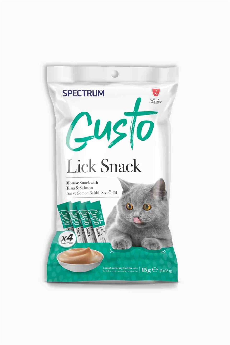 Spectrum Gusto Ton Balığı ve Somonlu Sıvı Kedi Ödül Maması 15 Gr | Spectrum | Spectrum Gusto Ton Balığı ve Somonlu Sıvı Kedi Ödül Maması 15 Gr