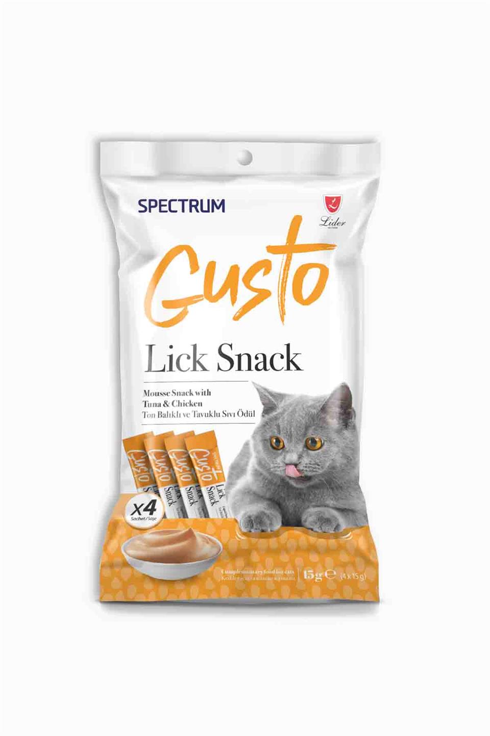 Spectrum Gusto Ton Balıklı ve Tavuklu Sıvı Kedi Ödül Maması 15 Gr | Spectrum | Spectrum Gusto Ton Balıklı ve Tavuklu Sıvı Kedi Ödül Maması 15 Gr
