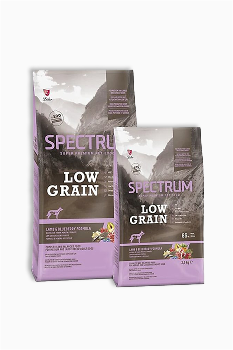 Spectrum Kuzu Etli ve Yaban Mersinli Orta ve Büyük Irk Düşük Tahıllı Yetişkin Köpek Maması 2,5kg | Spectrum | Spectrum Kuzu Etli ve Yaban Mersinli Orta ve Büyük Irk Düşük Tahıllı Yetişkin Köpek Maması 2,5kg