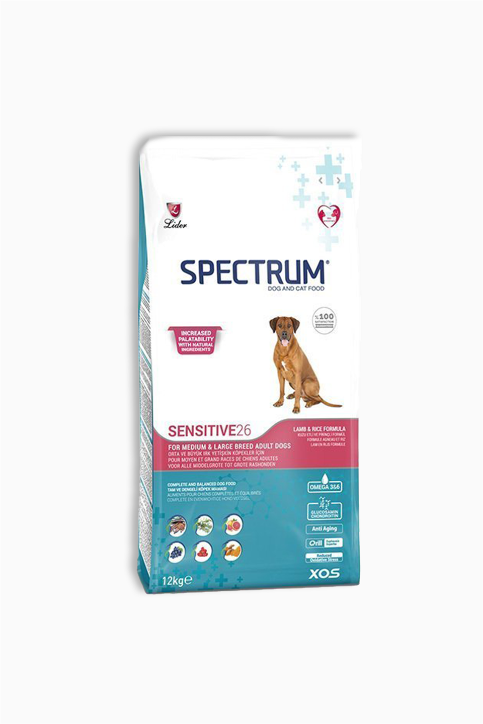 Spectrum Sensitive26 Kuzu Etli Yetişkin Köpek Maması 12 Kg | Spectrum | Spectrum Sensitive26 Kuzu Etli Yetişkin Köpek Maması 12 Kg